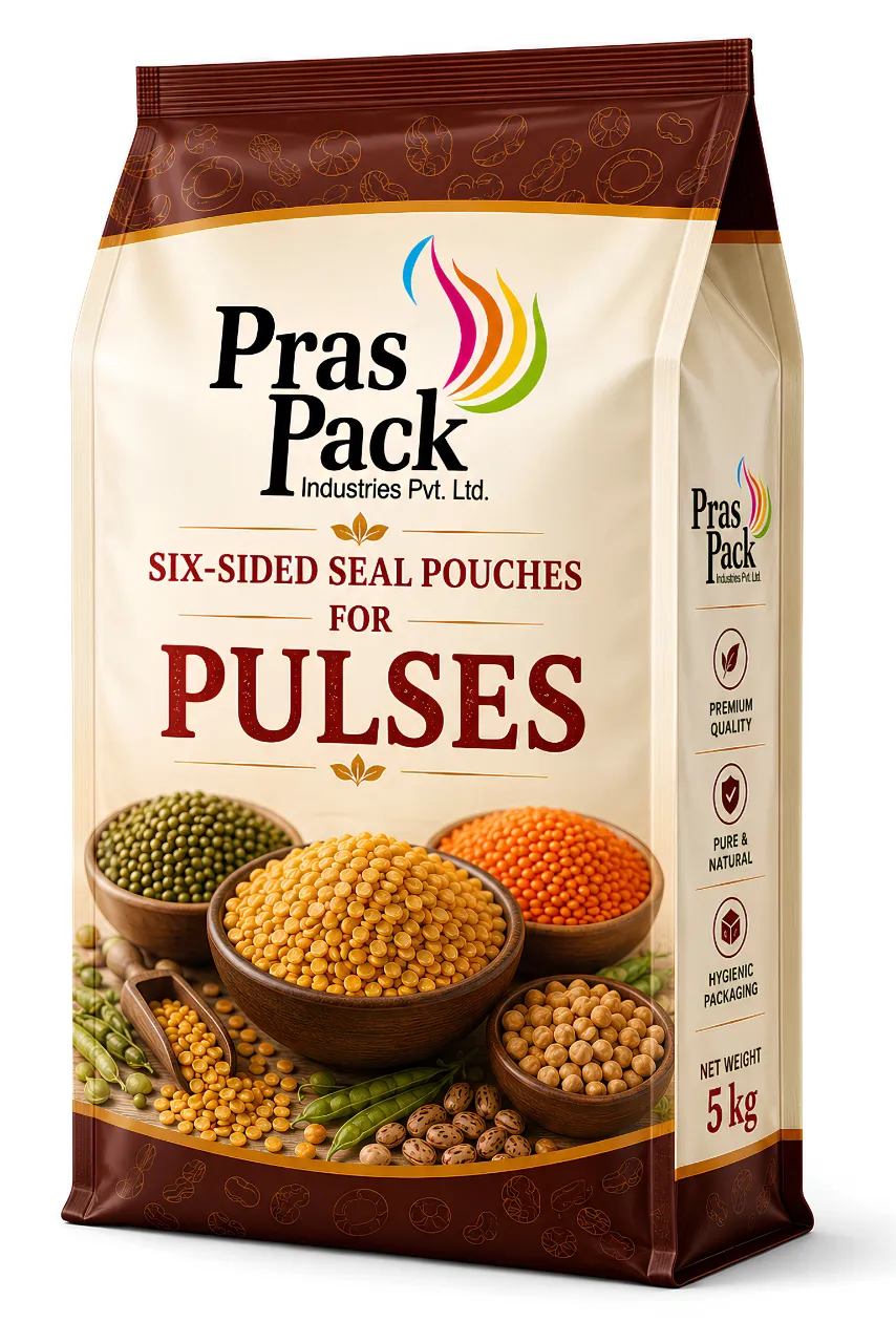 Six-Sided Seal Pouches
